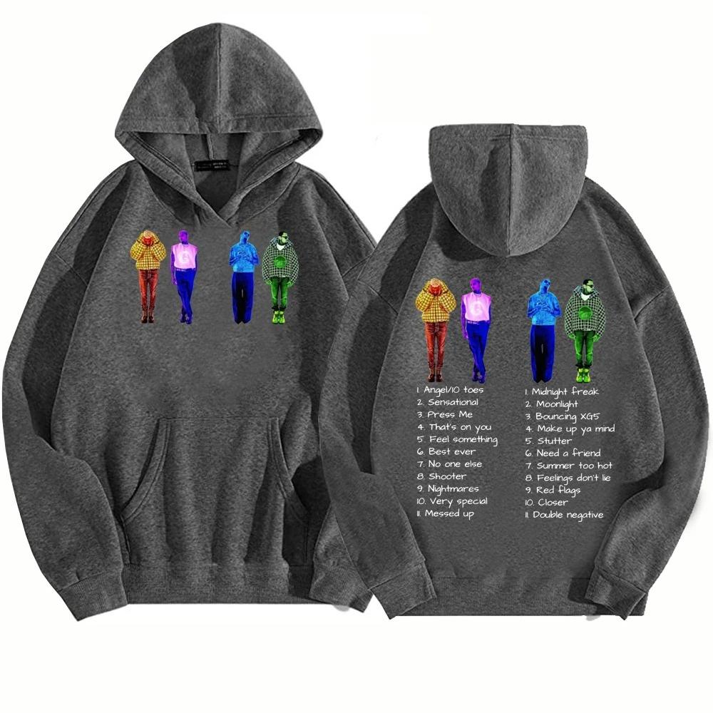 

New Chris Brown Rap Hip Hop Hoodies for Men and Women in Autumn Harajuku Hoodies for Street 3XL
