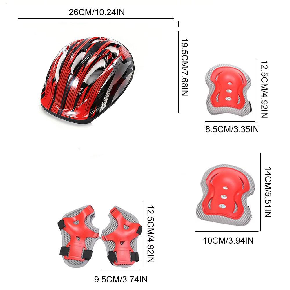Kids Knee Pads and Elbow Pads Guards Protective Gear Set Safety Gear for Roller Skates Cycling Bike Skateboard Sports