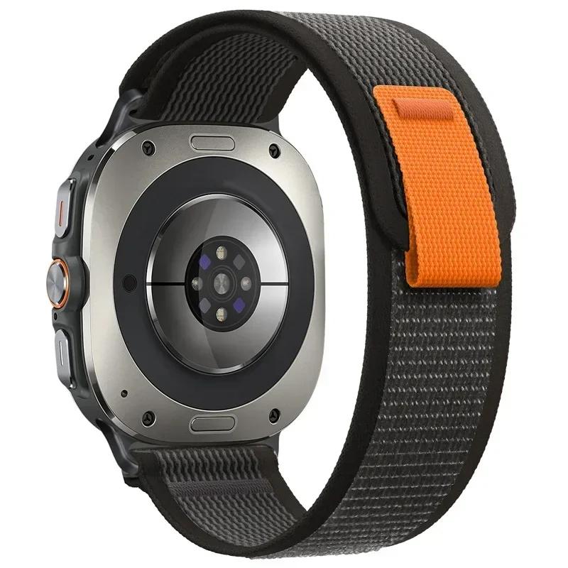 Trail Loop Nylon Strap for Samsung Galaxy Watch Ultra 47mm No Gaps Sports Bracelet Watchband for Samsung Watch Ultra band Correa
