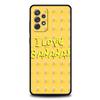 Phone Case for Samsung Galaxy A55 A53 A52 A52S A51 A41 A35 A32 A25 A23 A15 A13 A71 A72 5G Soft TPU Shell Funny Bite Apple Banana