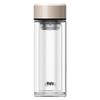 Haers Double-Wall Business Glass Water Bottle