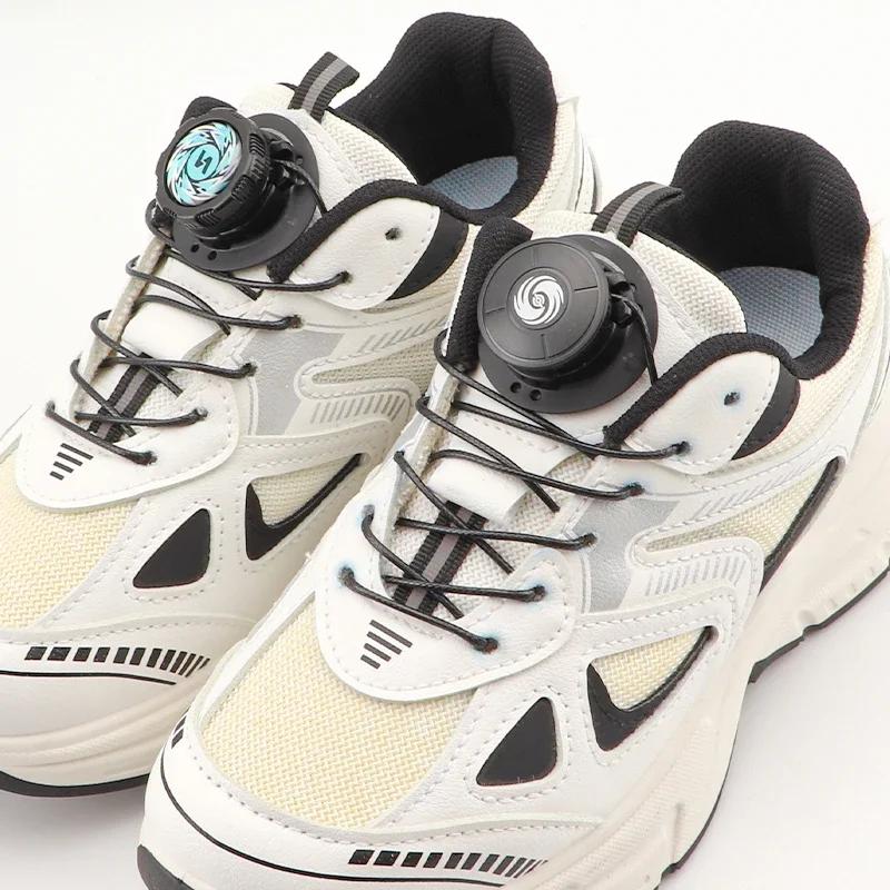 Ingen knytesko lisser Roterende metalltråd svingbar automatisk spennetau Sneaker Skolisser for barn/voksen Quick Lock Shoestrings 1 par