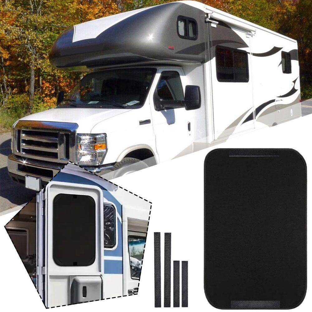 RV Door Window Shade Cover, Camper Sunshade Privacy Car Shade Cover, Trailer Travel Motorhome Screen Sun Accessories Window M9Z9