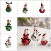Cute Snowman Christmas Tree Pendant Resin/Iron Xmas Tree Pendant  Home Decor