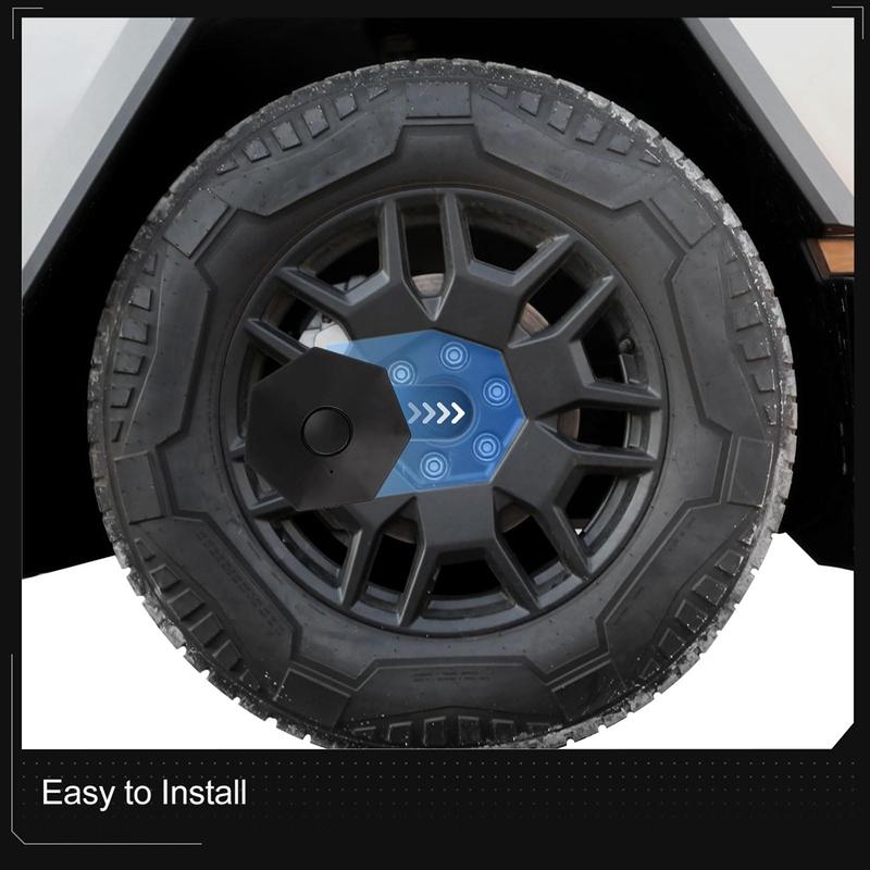 M63K-Wheel Hub Center Caps For Tesla Cybertruck 2024 Accessories Center Wheel Covers 4PCS