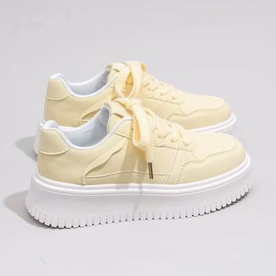 Thick-soled Muffin Simple Board Shoes Autumn Height Increase New Sports and Leisure Shoes