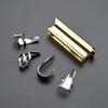 Guitar Slide Stainless Steel Tone Bar Guitar Lap Slide Tone Bar with 3Pcs Finger Picks & 1Pc Thumb Pick for Guitar Bass