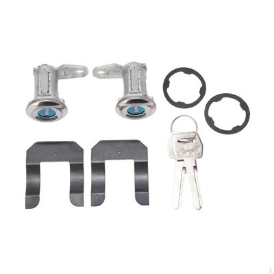 Door Lock Cylinders with 2 Keys,Exterior Parts Accessories,Car Parts,Durability Complete Set,Plug