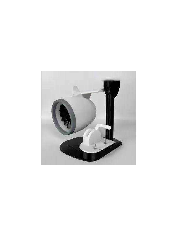 New Creative Desktop Turbine Airplane Engine Fan with LED
