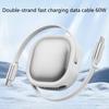 Retractable USB C Charging Cable with PD Fast Charge Aluminum Alloy Build for Longevities and Travel Convenience