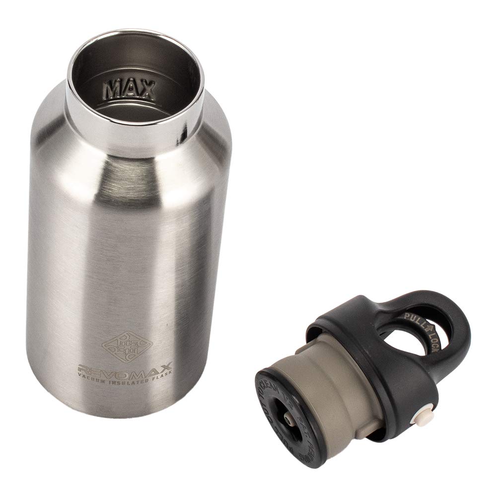 REVOMAX 2 355mL Stainless Steel Vacuum Insulated Water Bottle with One-Touch Operation, Keeps Hot or Cold, Suitable for Carbonated Water, Galaxy