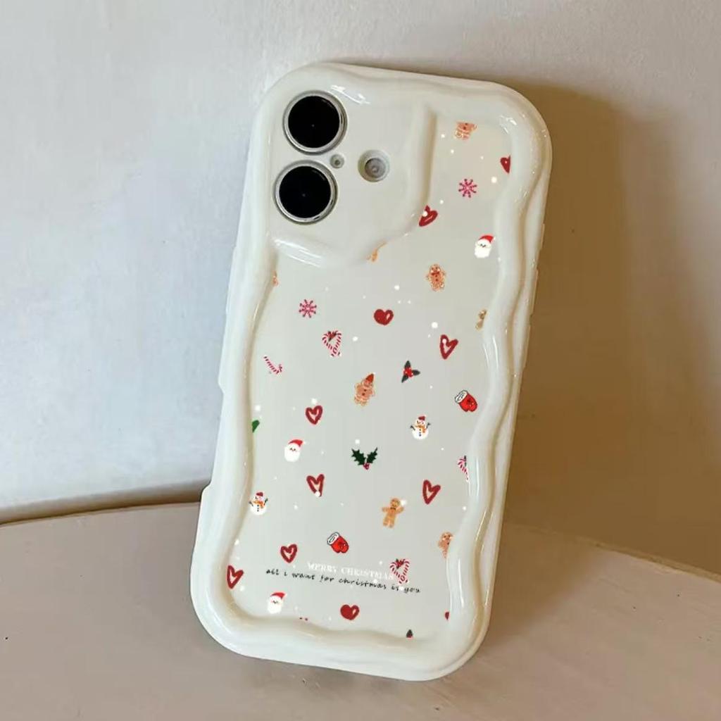 Christmas Snowman Phone Case for iPhone 17 Pro Max/ iPhone 16/15/14/13 Pro - Cartoon Style