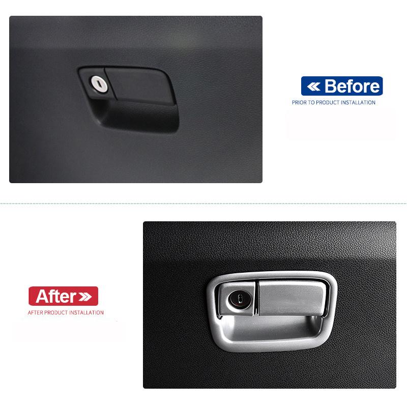 ABS Carbon Car Co-pilot Glove Storage Box Handle Bowl Cover Trim Accessories For Honda Crv CR-V 2017 2018 2022