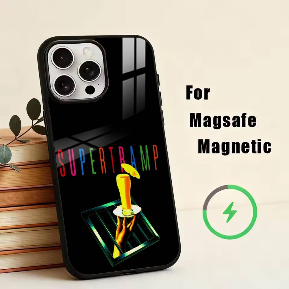 Supertramp Breakfast in America Phone Case For iPhone17,16,15,14,13,12,11 Plus,Pro Magnetic with Magsafe Wireless Charging