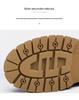 Men's and Women's Retro Style Plush Lined Leather Martin Boots - Trendy British High-Top Work Boots