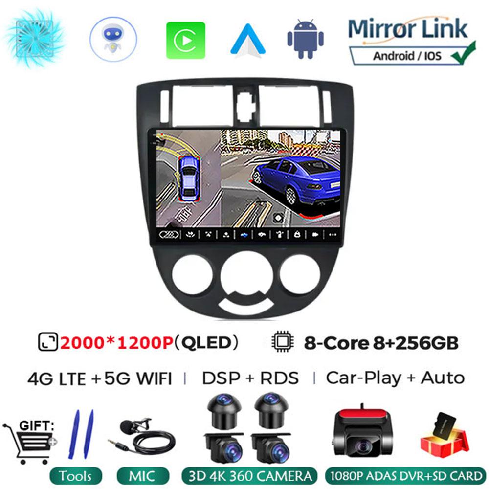 For Chevrolet Lacetti J200 For Buick Excelle Hrv For Daewoo Gent Android 14 Radio GPS Navigation Stereo Multimedia Player 2din