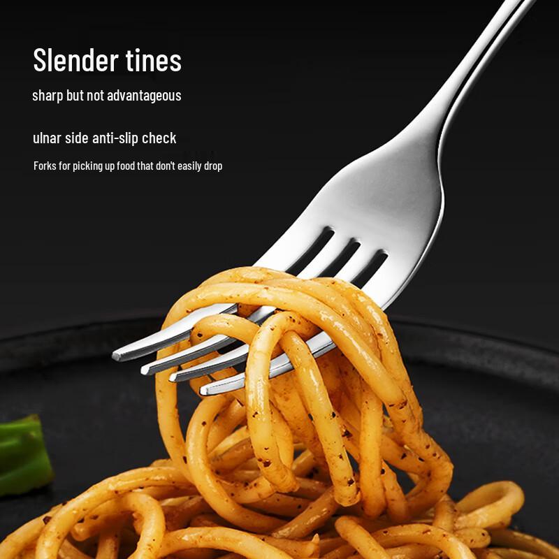 Stainless Steel Dining Forks, 2-Pack