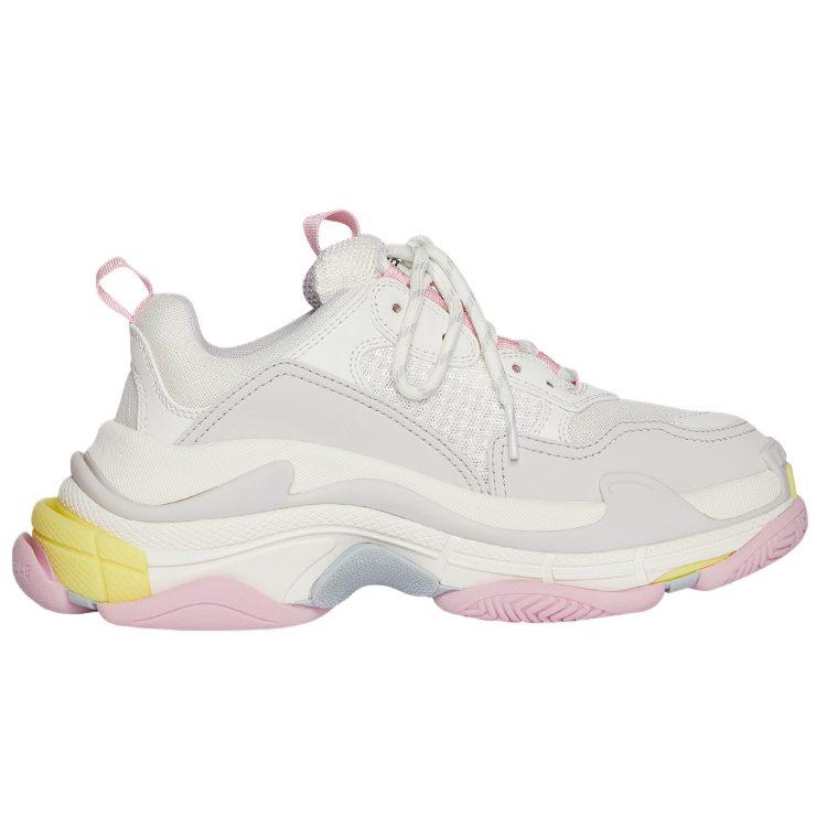 Balenciaga Triple S White Yellow Women's 524039W2FW47541