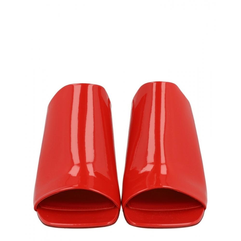 Salvatore Ferragamo Era X5 Mules Red