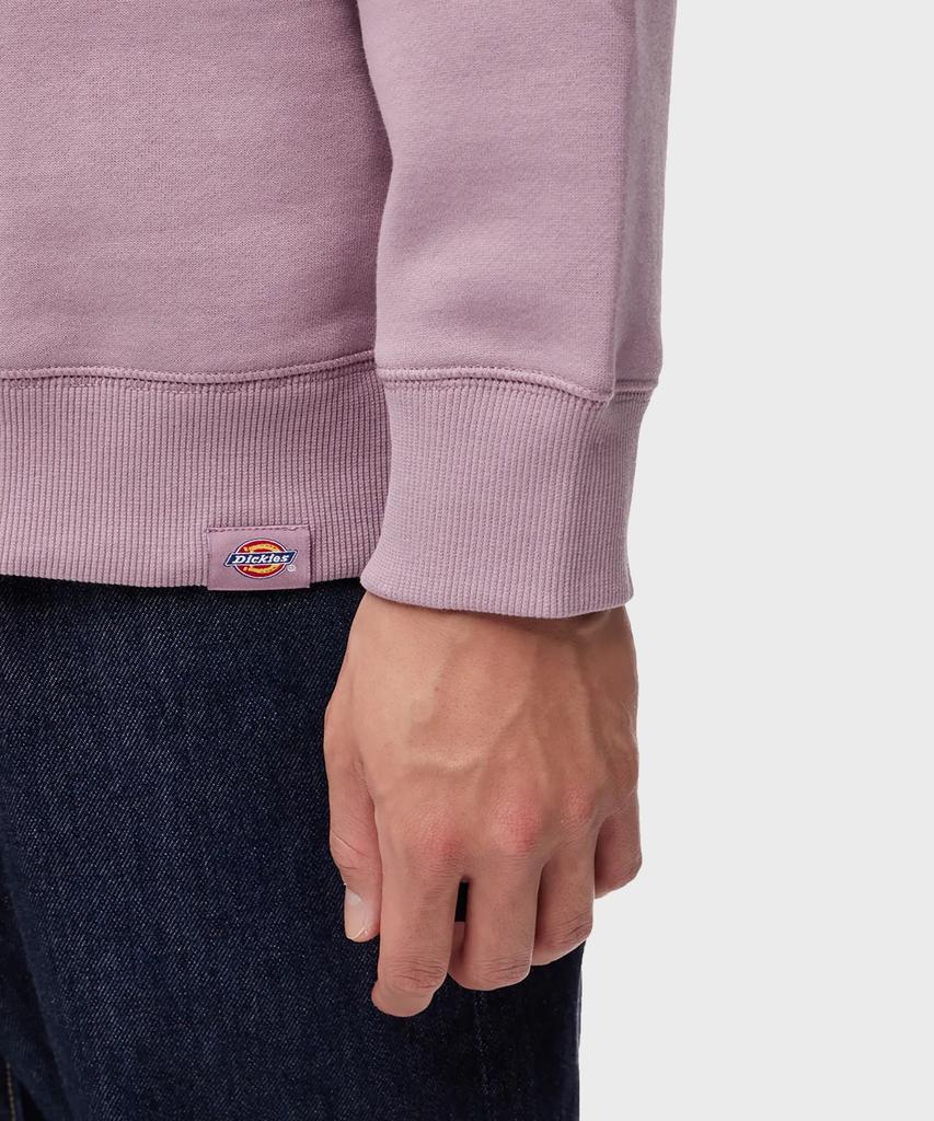 DICKIES Fleece Ox Collar Logo Relaxed Crewneck Elderberry