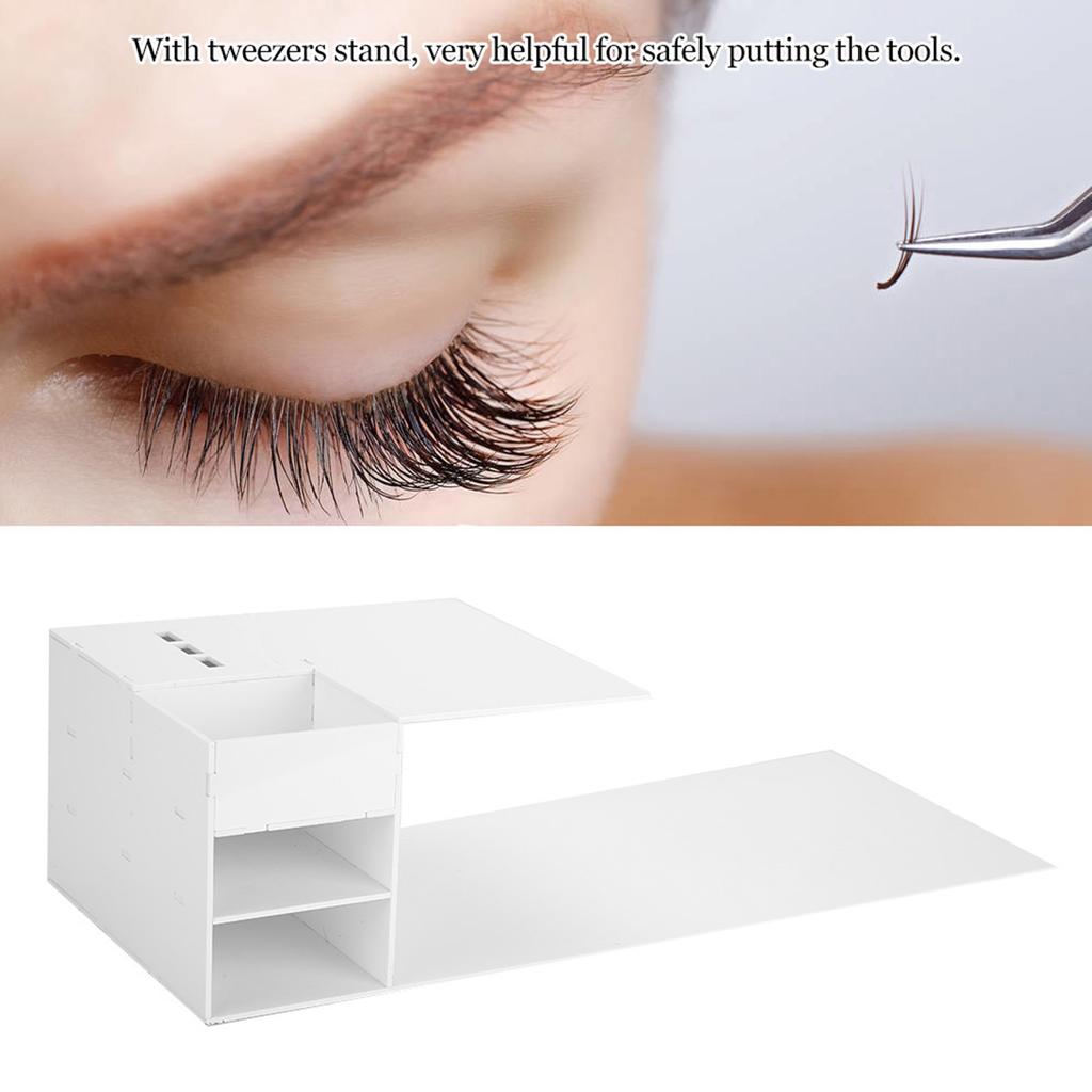 Professional Acrylic Eyelash Extension Pillow Shelf Stand With Tweezers Rack