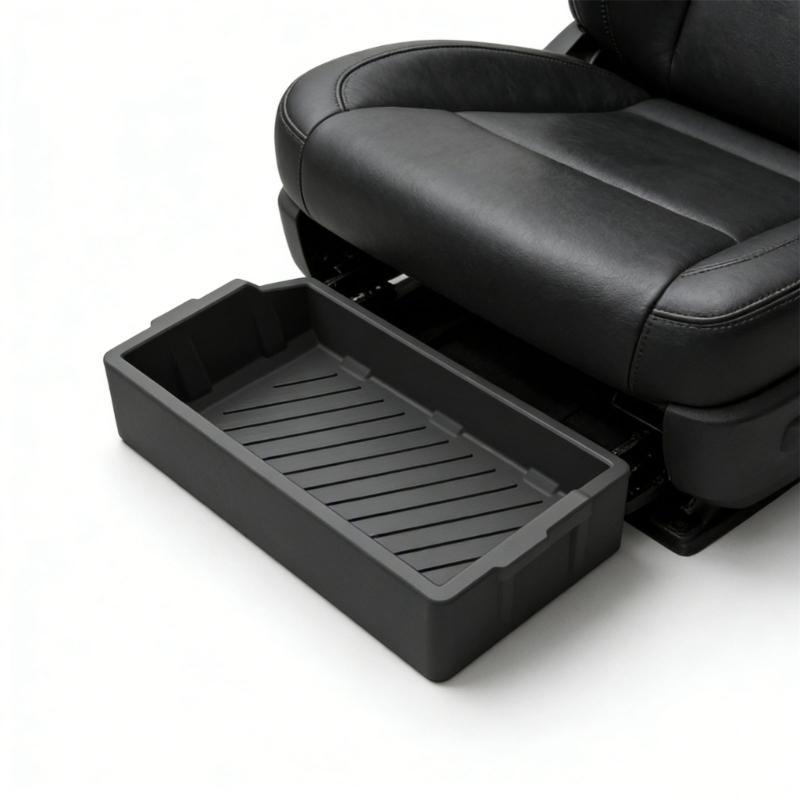 1 Pair Hide Storage Tray for 2023-2025 Under Seat Organizer Waterproof Auto Accessories Quick Installation
