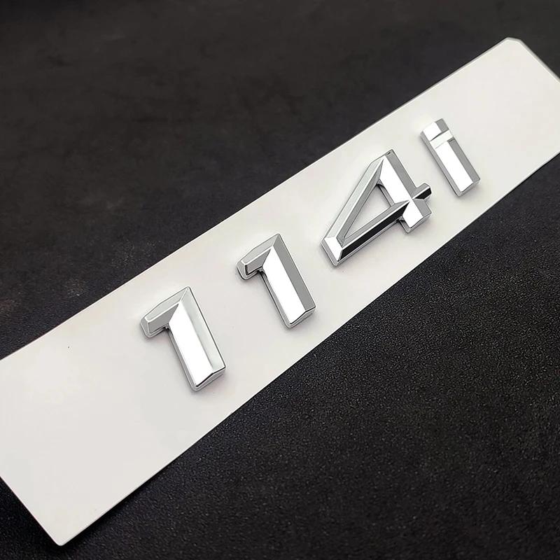 3D ABS Black Car Rear Trunk Decal Badge Sticker 114i 116i 118i 120i 123i 125i 130i 118d 120d Emblem Logo For BMW E87 F20 E81 E82