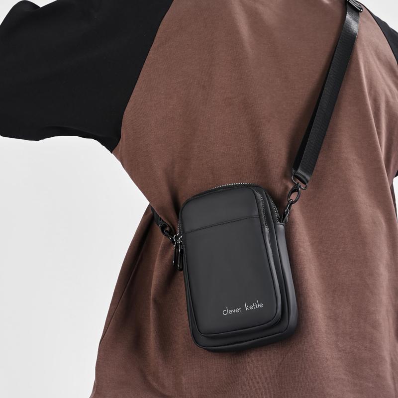 Herren Umhängetasche Mehrere Fächer Handytasche