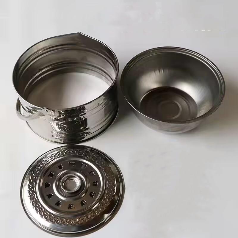 Charcoal stove old  Stainless Steel stove barbecue barbecue tea hot pot stove household commercial small carbon stove BBQ grills