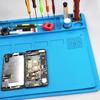 Silikon Lötpad Schreibtischplattformmatte für Lötstation Lötkolben Telefon PC Reparatur Magnetisch Hitzebeständig