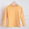 Unisex Kids Thickened Half Turtleneck Long Sleeve Warm Winter Base Shirt