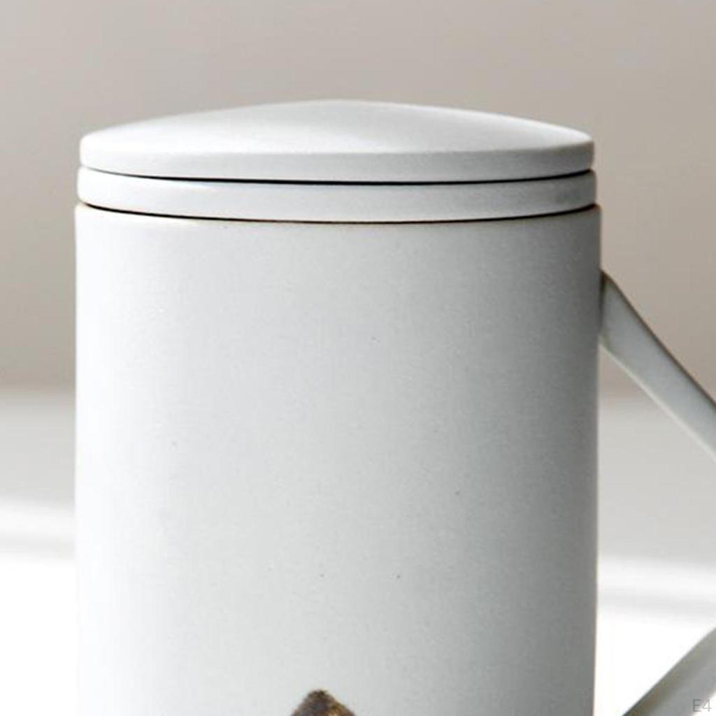 Malowany ceramiczny chiński porcelanowy kubek do herbaty i filiżanka z pokrywką, sitkiem i filtrem, do użytku