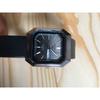 Used seiko5 Watch Seiko 5 Square Watch Automatic Winding Dial Black Watch Antique JAPAN automatic