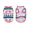 Cozy Puppy Clothes Christmas Holiday Soft Pet Vest For Small Medium Dogs Cats Breathable Deer Print Costumes Yorkshire Chihuahua