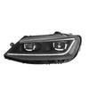 LED Headlights with Dynamic Daytime Running Lights and Sequential Turn Signals for 2012-2018 Sagitar Jetta.