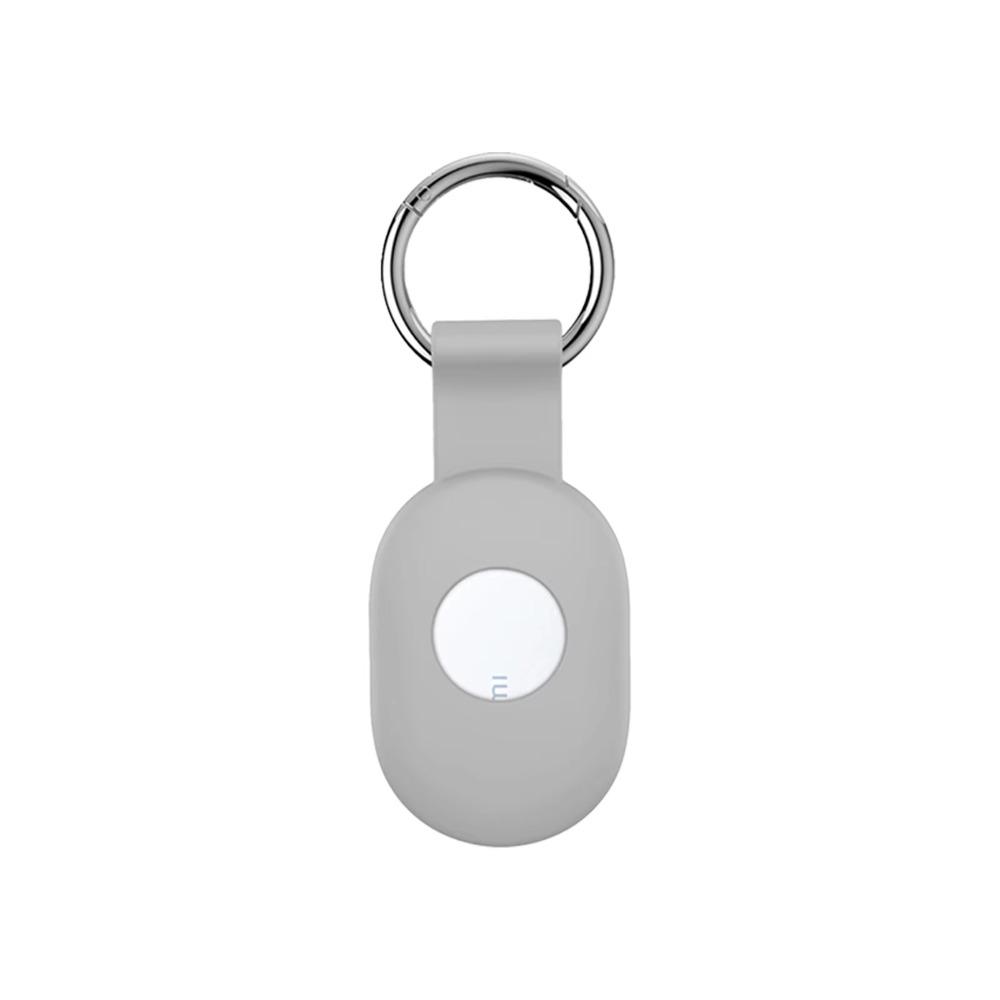 Silicone Protective Case Full Coverage Anti-Scratch Tracker Cover with Keyring Anti-lost Locator Holder Shell for Xiaomi Tag