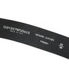 Emporio Armani Black Y4S201 YDD6G 80001 95 Men's Belt, 3.8cm Wide, [Used]