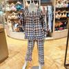 Women S Pajama Blue Check Awp4611r