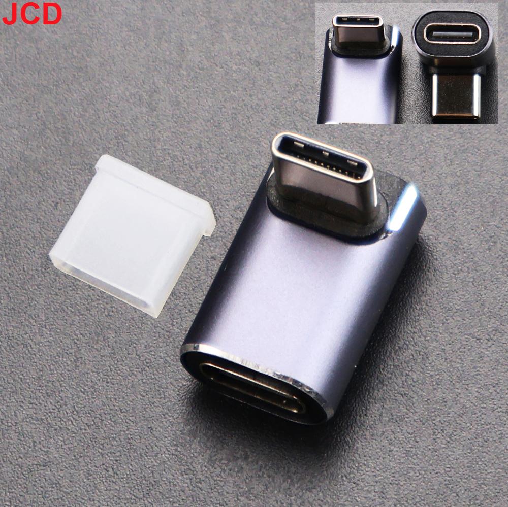 USB4.0 40Gbps OTG Type C 90 Degree Adapter 100W 5A USB C To Type C Fast Charging Converter USB C Data Adapter For Macbook 8K60HZ
