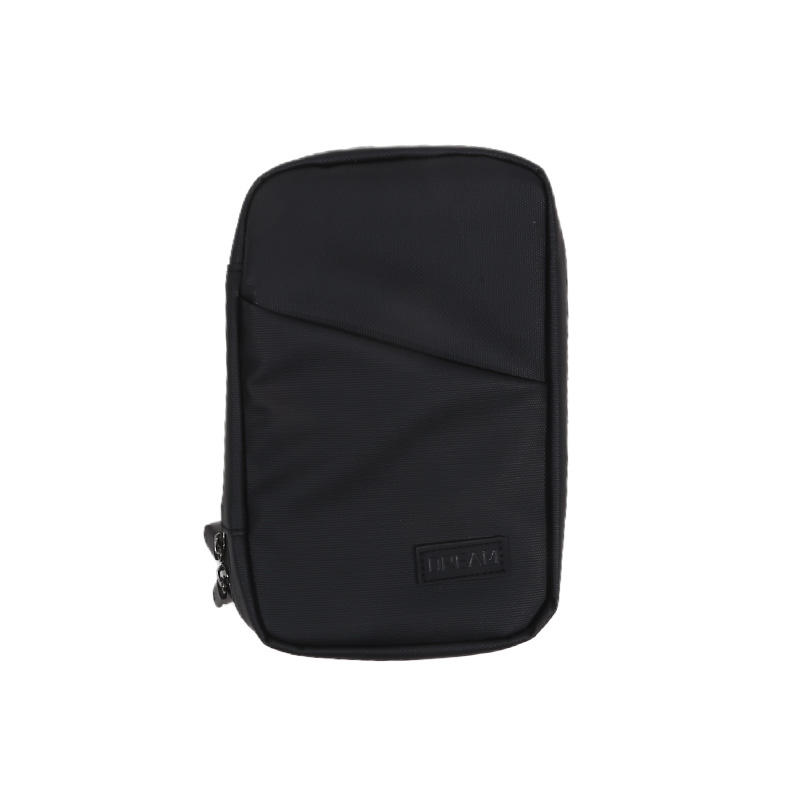 Simple PU Digital Storage Bag Waterproof Multifunctional Travel Organizer Portable Large Capacity Electronic Gadget Bag