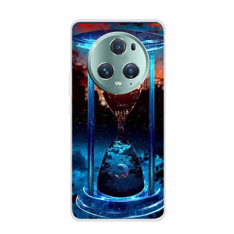 For Honor Magic 5 Pro 5G Case Wolf Lion Soft Silicone TPU Clear Covers for Honor Magic5 Lite Phone Cases Magic5 Lite 5G Fundas