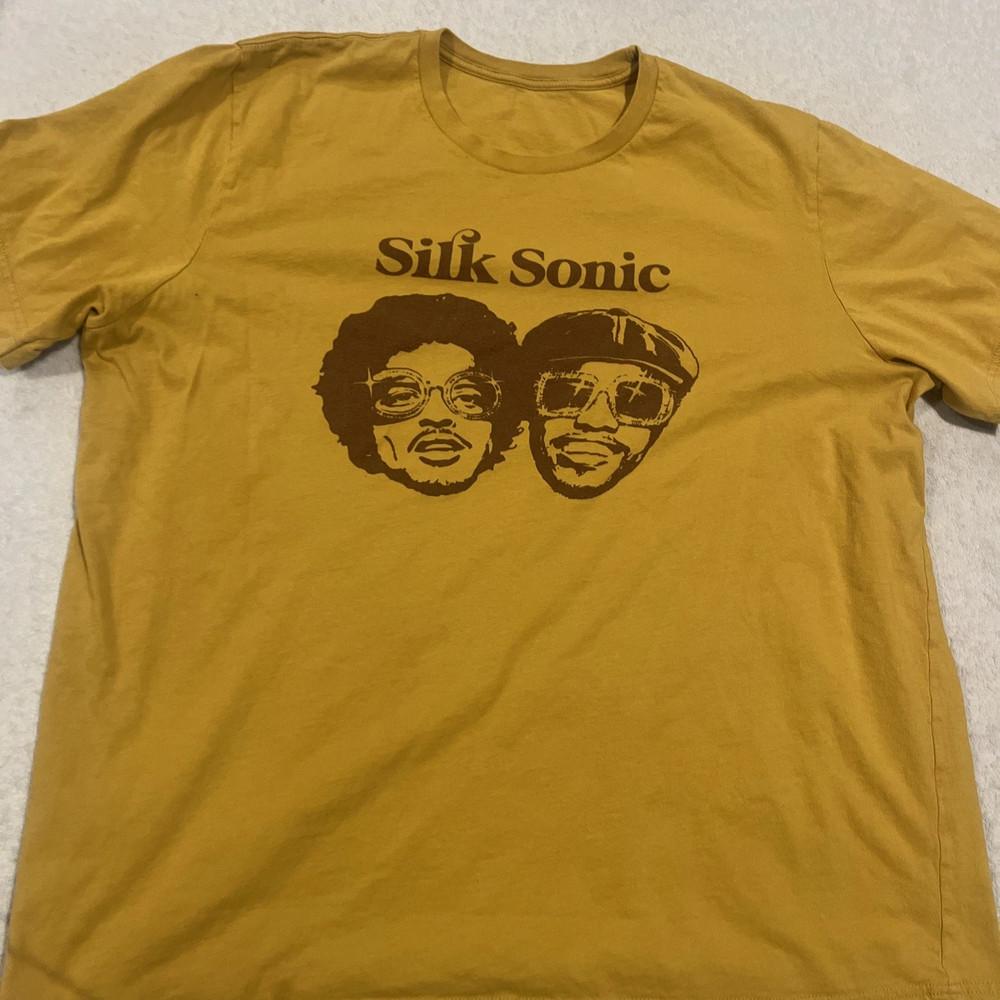 Silk Sonic Gift For Fan T Shirt Full Size S5XL Unisex T-Shirt XL