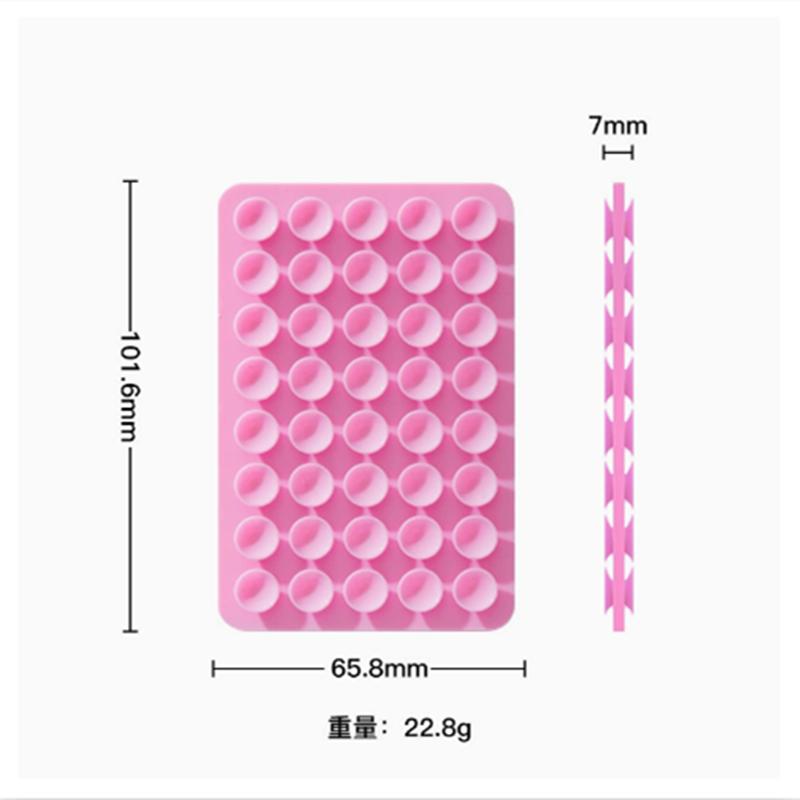 Double Sided Silicone Suction Cup Phone Case Detachable Stand For Hands-Free Wall Stand For Selfies And Videos