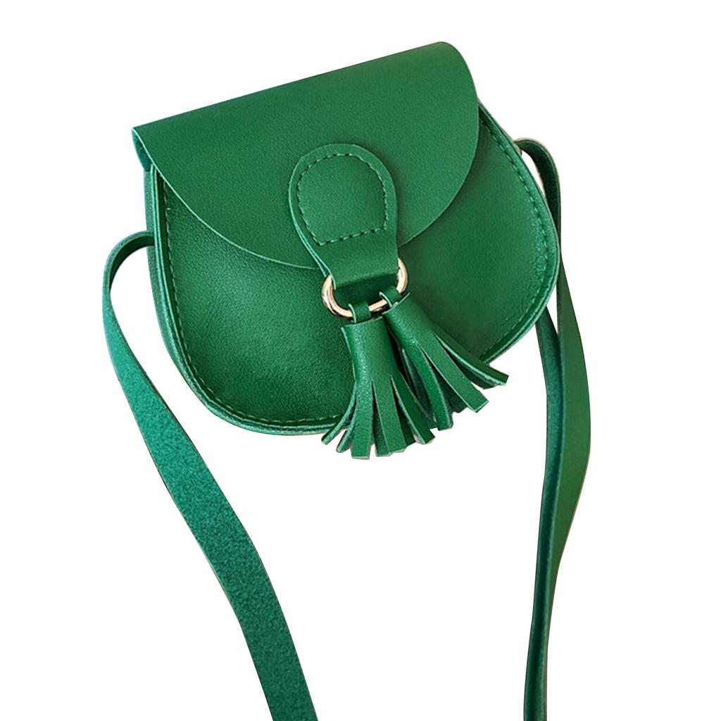 Cute PU Leather Shoulder Bag Crossbody Bags for Girls Children Small Coin Purses Multi-function Purse