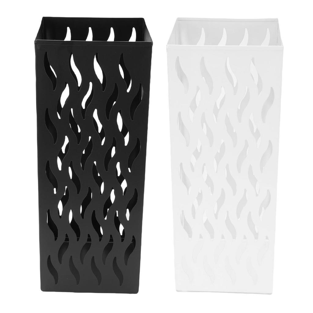 Metal Square Umbrella Holder for Entryway Umbrella Organizer S Shaped Hollow Out for Home Office Hot