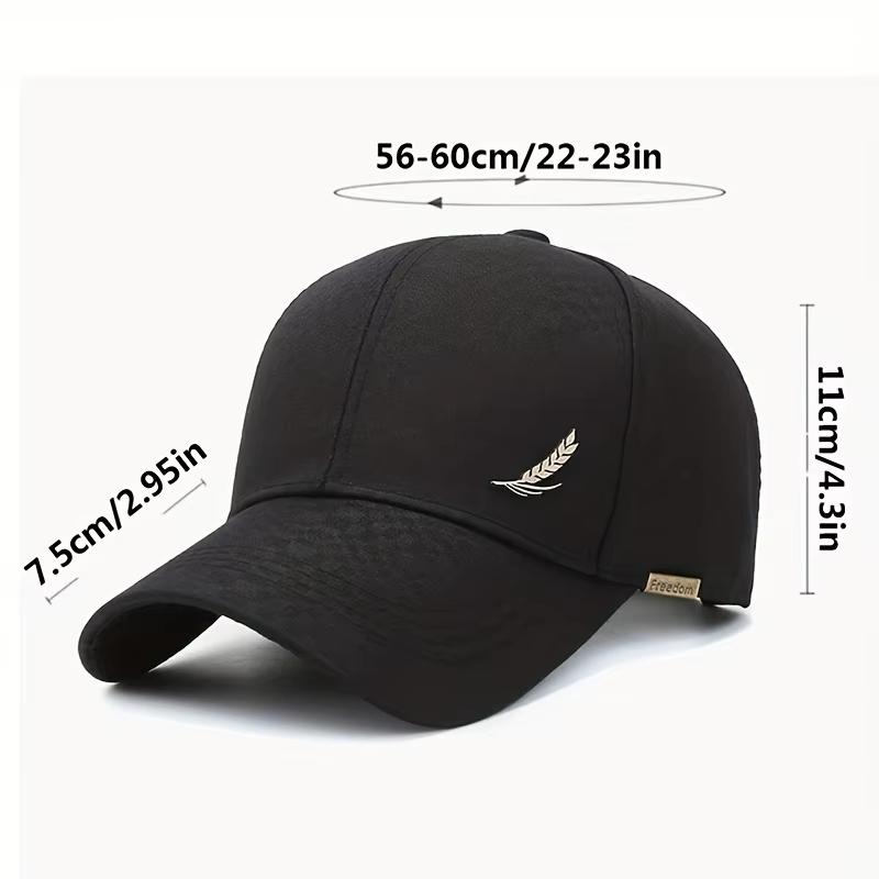 Outdoor Casual Cap Cotton Wheat Ear Cap Men'S Baseball Cap Breathable For Leisure All Seasons Adults