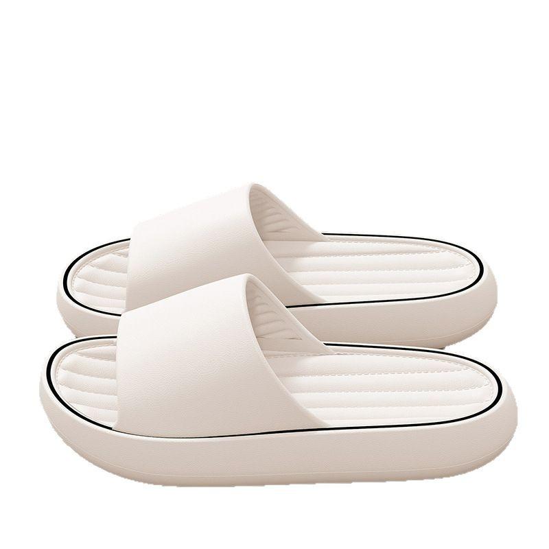Thick-bottomed cool slippers women's bathroom home use summer non-slip and non-smelly feet home indoor men