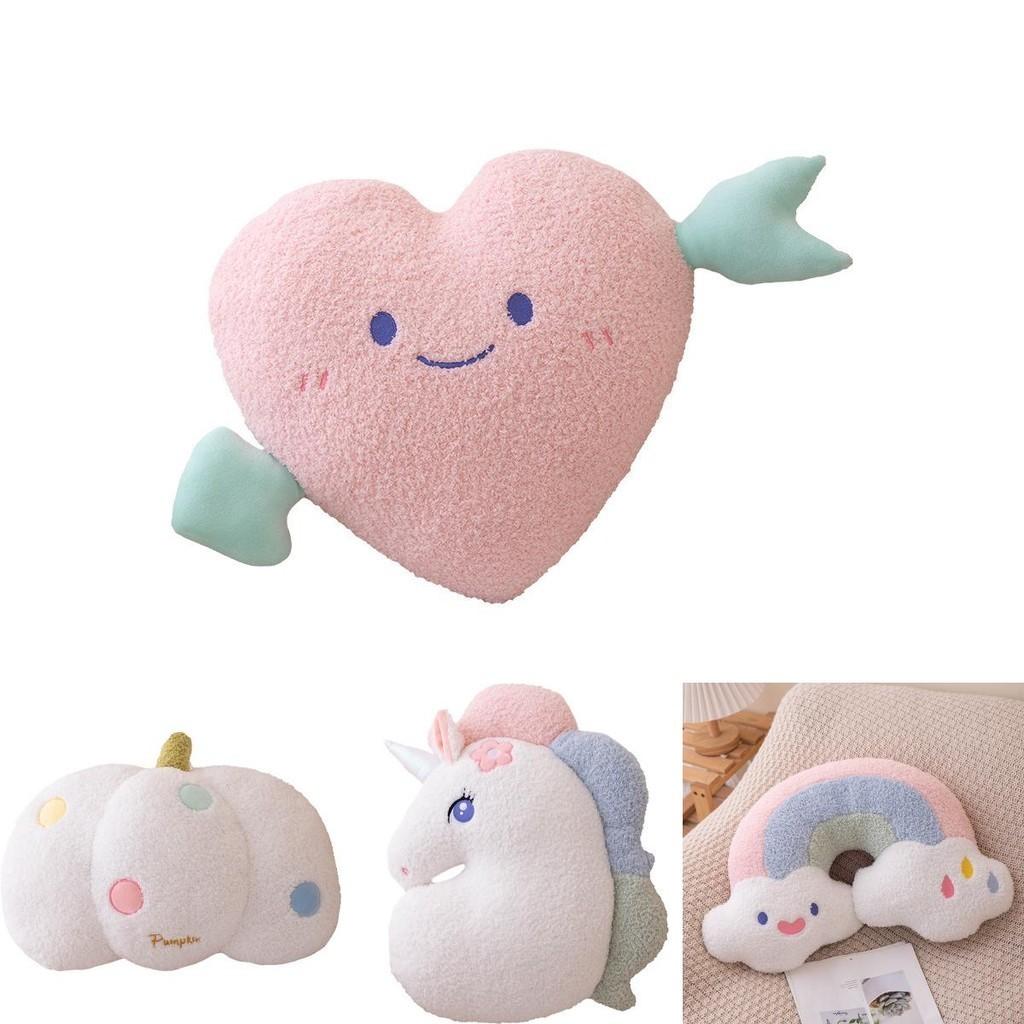 Cute Cloud Shaped Plush Sofa Pillow For Sweet Home Decor Lovely Bedroom And Living Room Backrest Cushion