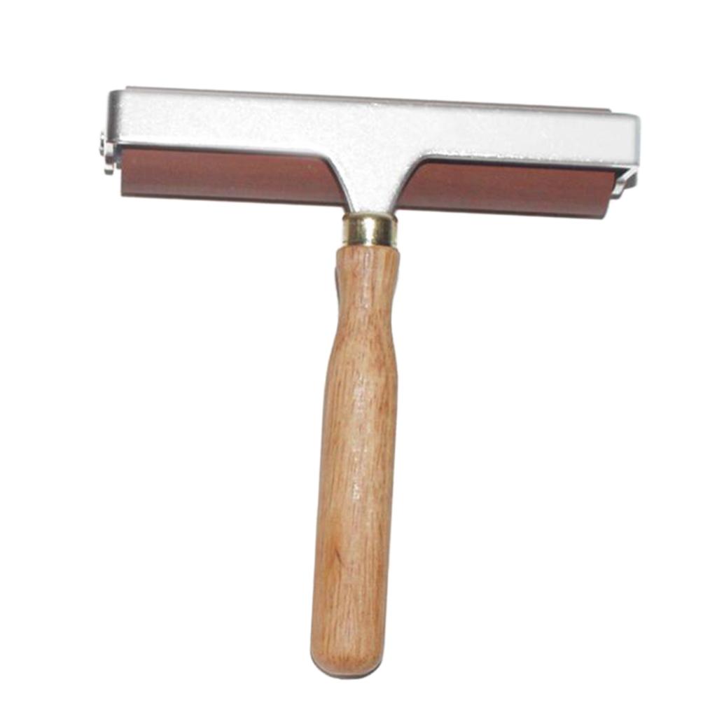 Heavy Duty Soft Rubber Brayer Roller, Ink Applicator Roller, Brush Art Craft for Printing Oil Painting Wallpaper Tool