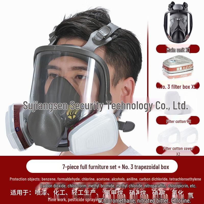 Milin Full Face Respirator Mask Kit 1